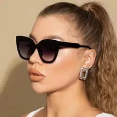Óculos de Sol Redondos Vintage com Estampa de Leopardo para Mulheres, Estilo Olho de Gato com Lentes Espelhadas