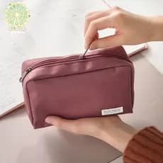 Bolsa Organizadora De Viagem Multifuncional Com Vários Compartimentos E Fecho De Zíper , Compacta , Ideal Para Estudante