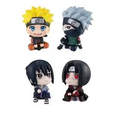 Versão Q Sentado Naruto Kakashi Figura Demoníaca Nezuko Tanjiro Doll Modelo Decoração