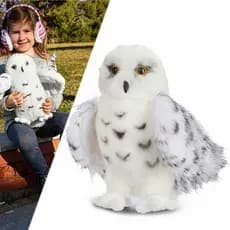 20/25/30CM Feiticeiro Boneco De Pelúcia De Coruja De Neve Vívida Realista Animal Xmas Kids