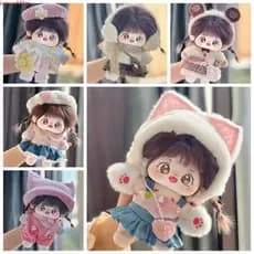 JUNYUE Vestido De Boneca De Algodão De 20cm , Roupas DIY , Saia De Princesa Idol Brinquedo De Pelúcia