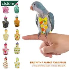 CFSTORE Fralda De Papagaio Vôo Pombinho Médio Grande Pássaro De Estimação B9Q3