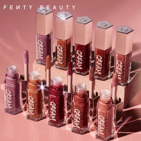 Batom Líquido Fenty Beauty Fashion: Brilho, Hidratação e Efeito Volumizador para Iniciantes - Cosméticos Femininos