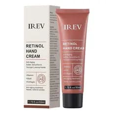 Loção Firmadora Anti-Envelhecimento para Mãos com Retinol contém colágeno e hidratantes de retinol, utilizada para mãos