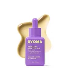 Óleo Hidratante de Recuperação BYOMA - Óleo Facial Luxuoso com Squalane, Óleo de Jojoba e Óleo de Espinheiro - Pele Radi