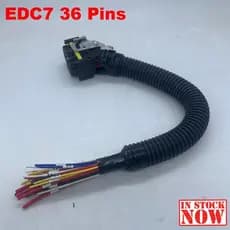 Novo EDC7 36 Pinos Way Motor Comum Trilho Conector Placa PC ECU Soquete Caminhão Sensor Plug + Chicote De Fios