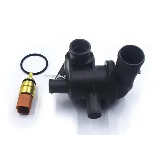 Para Hyundai Kia Termostato Automotivo Com Sensor 25611-02502 25650-02501 Peças De Automóvel Decoração Do Carro