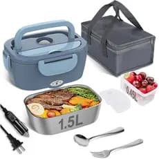 Vabaso Caixa Térmica Elétrica para Almoço, Caixas Térmicas Elétricas para Almoço para Adultos/Homens/Caminhoneiros/Carro