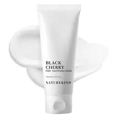 Creme Redutor de Poros NATUREKIND Black Cherry, Minimiza Poros Dilatados com Textura Suave, Creme Facial, Produto Corean