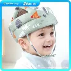 Protetor de Cabeça para Bebês, Capacete para Engatinhar, Andar e Correr, Sem Impactos e com Almofada Macia - Boné Protet