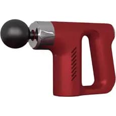 Pistola de Massagem de Plástico PEKJI com 5 Velocidades e 4 Cabeçotes de Massagem, Massageador de Percussão Confortável,