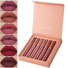 TheEverlastingLiquidLipstickMatteSetOf6,EverlastingLiquidLipstickMatteMoisturizingLipGlossKit(ColorB)