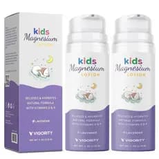 Loção de Magnésio para o Sono de Crianças e Bebês - Creme Corporal Calmante para a Hora de Dormir com Ingredientes Natur