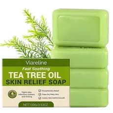 Sabonete de Tea Tree, Óleo de Tea Tree, Óleo de Coco e Witch Hazel, Sabonetes Naturais de Ervas para os Pés, Sabonetes d