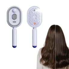 Escova de Massagem com Almofada de Ar e Pulverizador Elétrico, Escova de Cabelo com Névoa 2026 Nova, Escova de Cabelo Au
