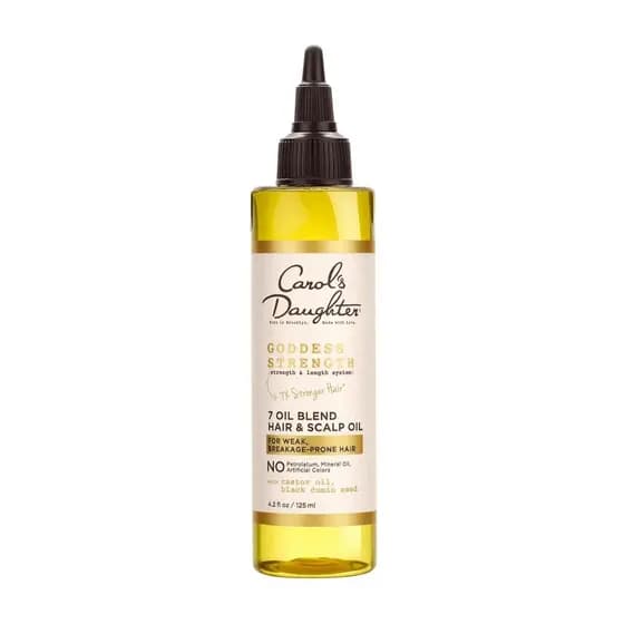 Carol's Daughter Goddess Strength 7 Oil Blend, Óleo para Couro Cabeludo e Cabelo para Ondas, Cachos e Caracóis, Tratamen