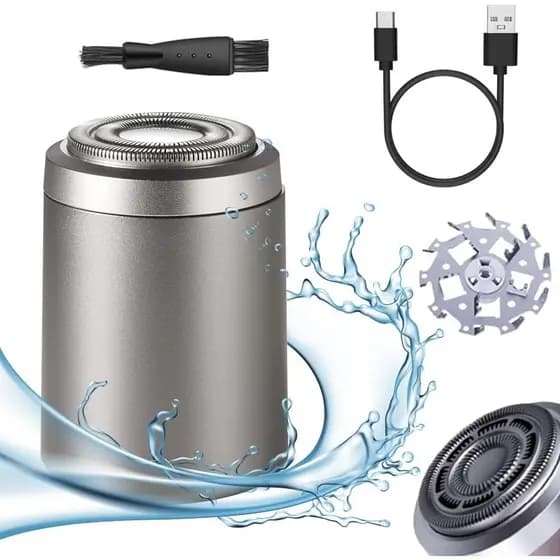 Barbeador Elétrico para Homens, Novos Mini Barbeadores Elétricos para Homens 2025, Barbeador Elétrico Mini Recarregável