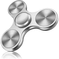 Brinquedo fidget spinner ATESSON, gira de 3 a 5 minutos, aço inoxidável ultra-durável, rolamento de metal de alta veloci