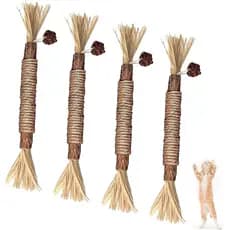 Puriq Natural Silvervine Dental Sticks, Purriq Natural Silvervine Dental Sticks, Silvervine Stick para Gatos (4PCS)