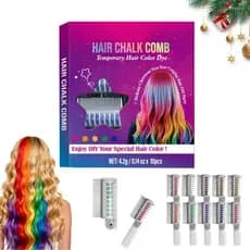 Pentes de Giz para Cabelo Festivos e Divertidos, NOVO Pente de Giz para Cabelo 2026, Pente de Giz Temporário para Cabelo