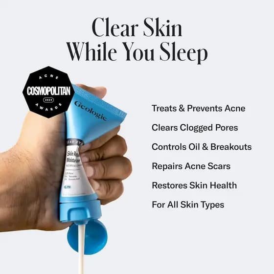 Creme Hidratante para a Pele Geologie |   Fórmula de Renovação com Retinol Clear System |   Para pele com tendência a ma
