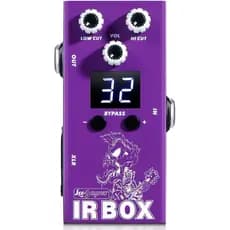 Pedal de Efeitos para Guitarra/Baixo Leo Jaymz com Simulação de Amplificador, 32 Presets e EQ Avançado, Simulador de Cab