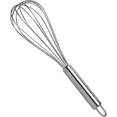 Fouet Batedor de Ovos Inox Profissional Ideal para Bolos Tortas Claras em Neve e Muito Mais