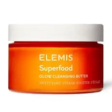 ELEMIS Superfood AHA Glow Cleansing Butter, Limpador/Máscara Facial Diário, Remove Maquiagem, Limpa e Ajuda a Iluminar,