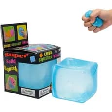 Brinquedos Anti-estresse em Forma de Cubo de Gelo, Cubos de Gelo Macios e Apertáveis, Cubo Elástico para Apertar com as