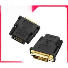 [Estoque pronto] Adaptador DVI macho para HDMI fêmea, estoque pronto, computador dvi macho 24 + 1 para hdmi fêmea adapta