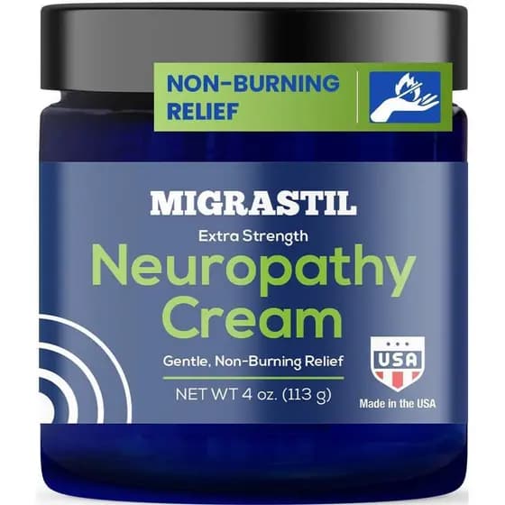Vigor Migrastil Basic Creme para Alívio da Dor Nervosa de Força Extra, adequado para pés, pernas e mãos.   Fabricado nos