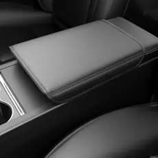 Wigoo Tesla Novo Modelo Y Juniper & Modelo 3 Highland Capa de Apoio de Braço para Console Central em Couro Sintético [An