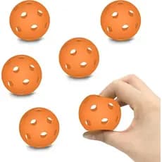 Mini Bolas de Plástico para Treino de Beisebol, Softbol Oco com Fluxo de Ar, Bola Leve para Pickleball, Bola Auxiliar pa