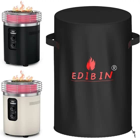 Capa para Lareira Externa Ninja Fireside360, Compatível com Lareira Externa Ninja Fireside360, Oxford 600D com PVC, Capa