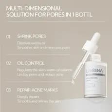 Sérum Redutor de Poros LANBENA, Essência para Redução de Poros, Cuidados com a Pele 30ml