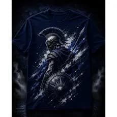 Camiseta Masculina Espartano Armadura Grega Casual Premium
