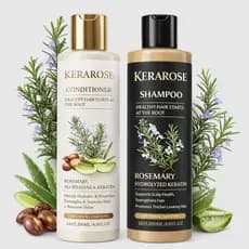 Conjunto de shampoo e condicionador, cada frasco com 200ml