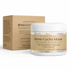 MaybeParisBondGlossMask-NaturelsMáscara Capilar de Reparação Profunda, Hidratante e Brilhante, Hidratação Profunda para