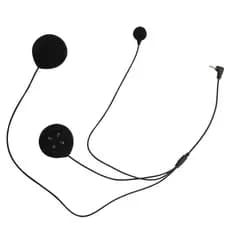 Fone de Ouvido Estéreo c/ Microfone p/ Capacete Bluetooth Interfone Universal