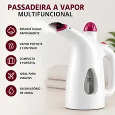 Passadeira A Vapor Portátil 200ml 900w 110/220v