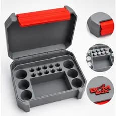 Case Organizador Porta Ampolas Fitness Musculação BOMBOXPRO | 1ml 2ml 10ml | Estojo Resistente