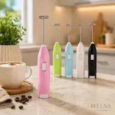Mixer Elétrico Portátil Mini Batedor Leite Café Cappuccino Espumador Milk Frother