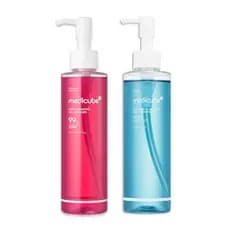 Medicube Jelly and Oil Cleanser Duo: Espuma de Limpeza PDRN Jelly e Óleo de Limpeza para Cravos Não Porosos para Remoção