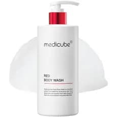 Gel de Banho Medicube Red 14.10 fl oz I Limpador Hidratante de Baixo pH, Contém Ácido Salicílico, Ácido Lático, Niacinam
