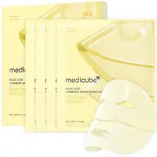 Máscara em Gel Medicube Jelly Contém Ácido Kójico e Cúrcuma para Clareamento da Pele |   Máscara Noturna Glass Glow Skin