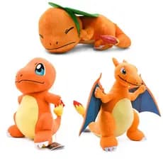 27-33cm Pokemon Anime Charmander Charizard Figura Sono Brinquedos De Pelúcia Boneca Travesseiro Seguro