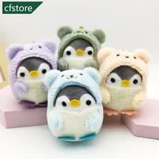 CFSTORE Bonito Dos Desenhos Animados Pinguim Pelúcia Bonecas Brinquedos Chaveiro Saco Pingente Crianças Brinquedo Presen