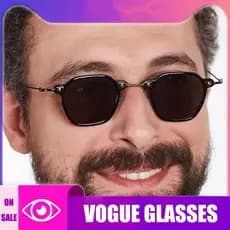 Alta Qualidade Novo Ultraleve Pequena Armação Quadrada Polígono Feminino Masculino Moda Retro Legal Óculos De Sol Com
