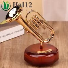 Caixa De Música De Instrumento HALB , Rotativa De Simulação De Artesanato , Ornamentos De Modelo De Guitarra Nórdica Clá