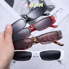 BJIA Óculos De Sol Retangulares Pequenos Moda Feminina UV400 Tendências De Armação Pequena